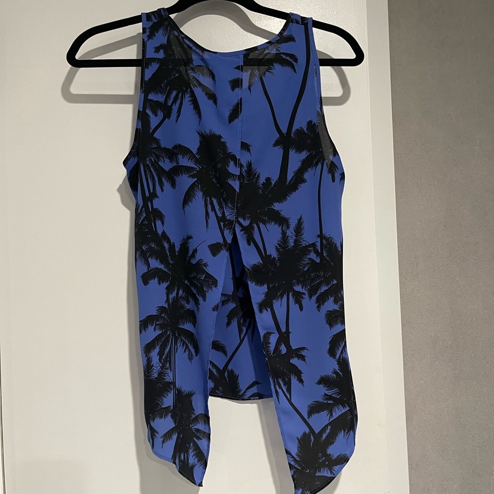 Palm trees print top